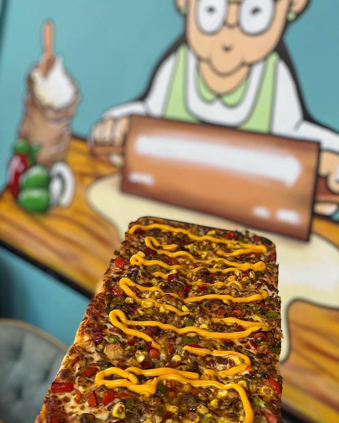 Pizza Di Mamma Fotoğrafları